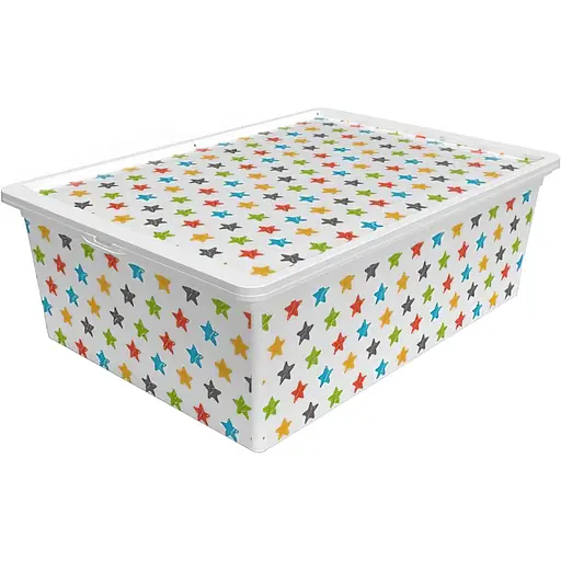 Коробка Qutu Trend Box Colored Star 25 л (TREND BOX с/к COLORED STAR 25л.) - фото 1