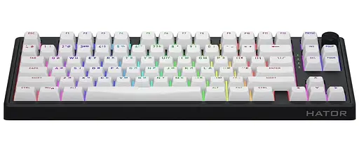 Клавіатура HATOR Skyfall 80 Wireless ENG Black White (HTK3180) - фото 4