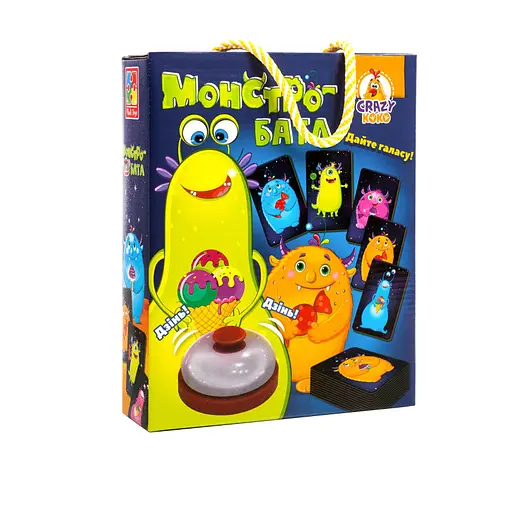 Настольная игра "Монстро-Батл" Vladi Toys VT8010-04 с звоночком - фото 1