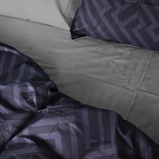 Простыня MirSon Сатин 22-1396 Geometric Vibes 200x220 см (2200010565454) - фото 5