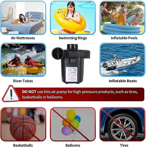 Електричний повітряний насос Zenmos для автомобілів 240В 12В - фото 2