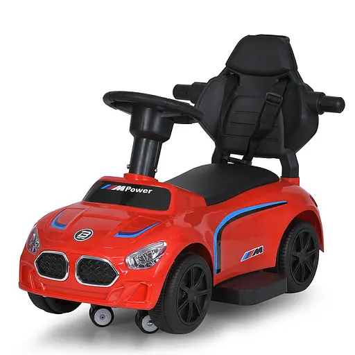 Детская каталка-толокар Bambi Bambi Racer M 5785-3 - комфорт и безопасность для малыша, красная - фото 4