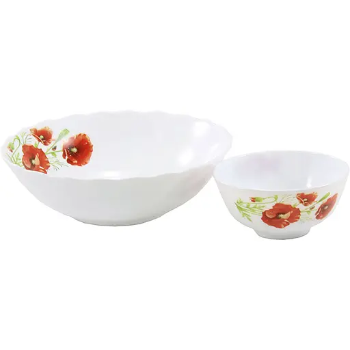 Набор салатников Lumines мак 7 шт. (000013741) - фото 1