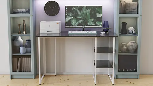 Комп'ютерний стіл Кевін 75x140x70 білий ДСП Сосна Кембра 16мм FRD-101291