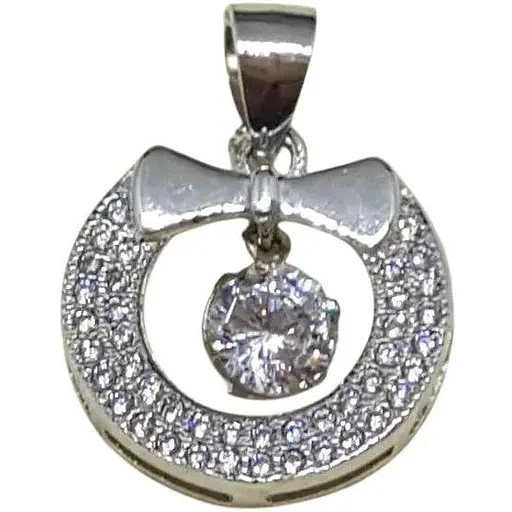 Серебряная подвеска Подиум с фианитами. GP6695