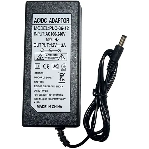 Блок питания для камер видеонаблюдения OEM 12 вольт 3 Ампера 36W PLC-36-12 - фото 3