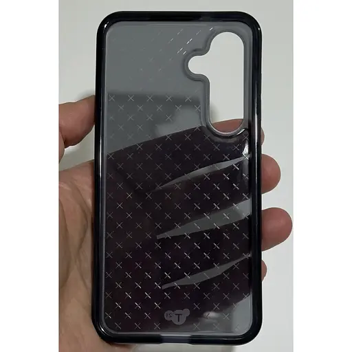 Оригинальный противоударный силиконовый чехол Tech21 Evo Check для Samsung Galaxy S24/S25 (6.2") Black - фото 7