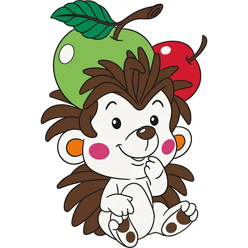 Детская раскраска ArtCraft Ёжик 25х30 см (15080-AC)