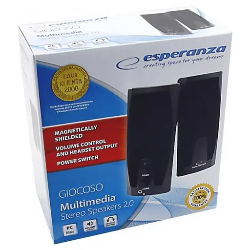 Акустическая система Esperanza 2.0 Giocoso Black (EP110) - фото 2