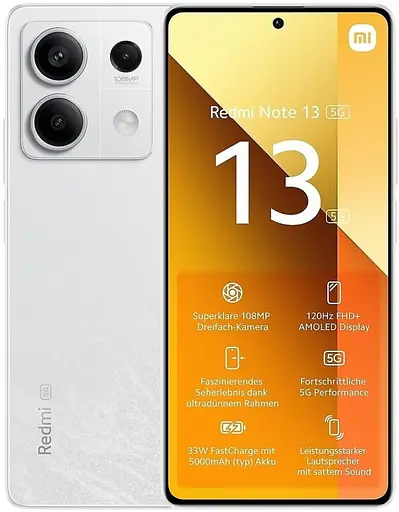 Смартфон Xiaomi Redmi Note 13 5G 8/256GB Arctic White Global Version