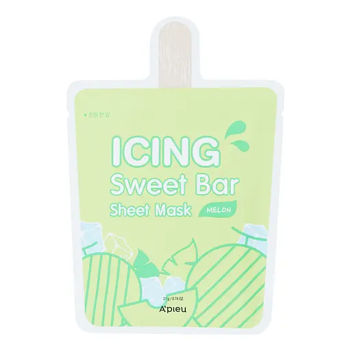 Тканевая маска для лица A'pieu Icing Sweet Bar Sheet Mask Melon с экстрактом дыни, 21 г - фото 2