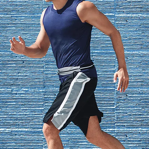 Спортивна сумка для бігу на пояс YUNMAI Sports Waist bag Silver YMWP-F302 - фото 5