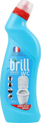 Средство против известкового налета Brill WC концентрат Морская свежесть 500 мл - фото 6