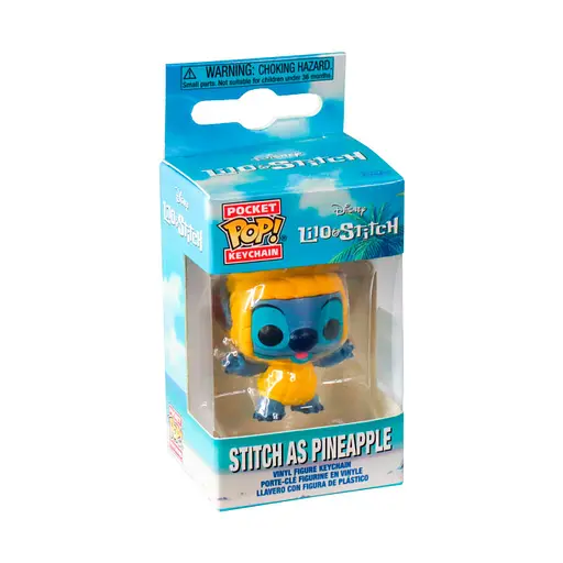 Фигурка брелок Funko Pop Фанко Поп Стич Ананас Лило и Стич Stitch as Pineapple Lilo and Stitch 4 см FPK LS SP - фото 2