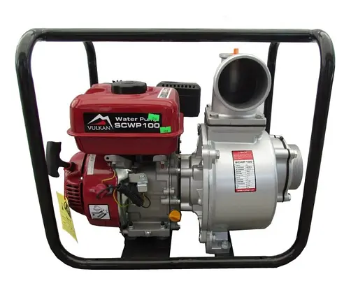 Мотопомпа бензиновая Vulkan SCWP100 для чистой воды - фото 2