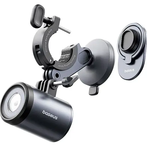 Держатель для смартфона Baseus PrimeTrip Series Dual-Color Bike Light 2-in-1 Set (C12569000121-00) [134777] - фото 4