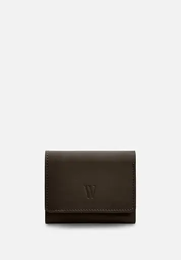 Кожаный кошелек Trinity шоколад краст - фото 2