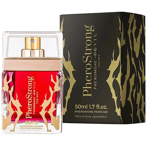 Туалетная вода с феромонами PheroStrong Devil for Men 50 ml, 3200053 - фото 2