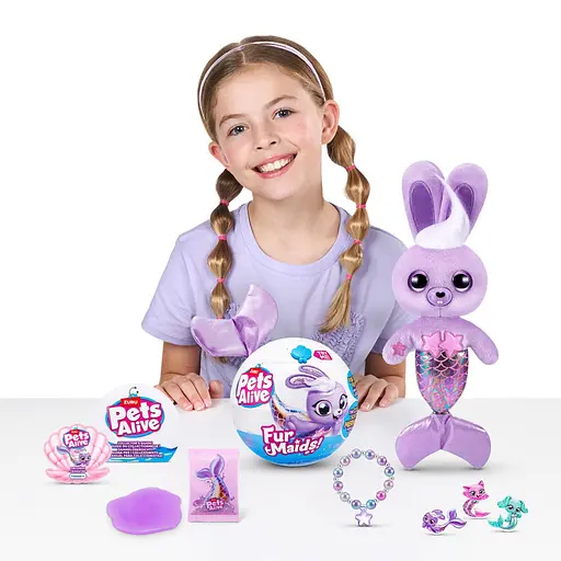 Интерактивный игровой набор серии "Furmaids" Кролик Старлет Pets & Robo Alive 9555B - фото 3