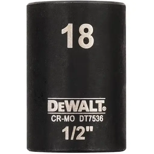 Головка торцевая DeWalt Impact 1/2" х 18 мм (DT7536)