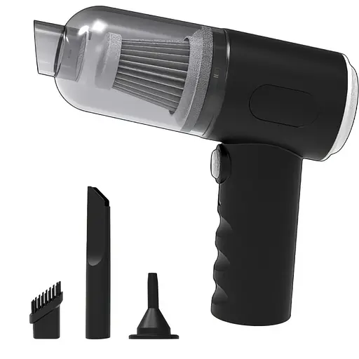 Пылесос для автомобиля и дома AS228 3 в 1 беспроводной аккумуляторный ручной Black (17015)