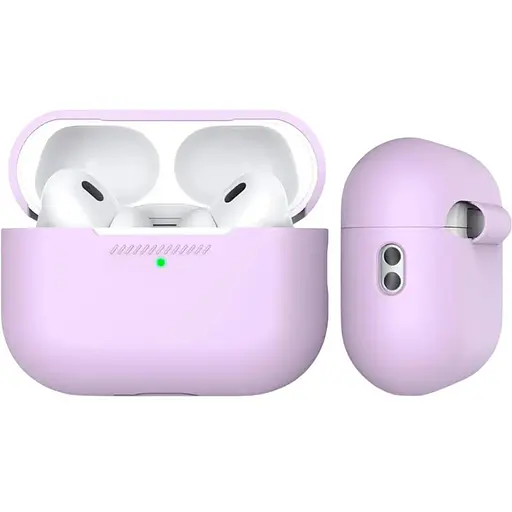 Чехол AhaStyle Colorful Silicone Case для AirPods Pro 2 Lavender (CP-187-2-C-LR) [133837] - фото 2
