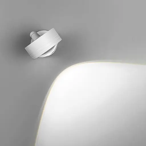 Накладний білий поворотний світильник з лінзою 4000K Ø8х12,5 см | Line F | Арт. 8237 W QY-S - фото 4