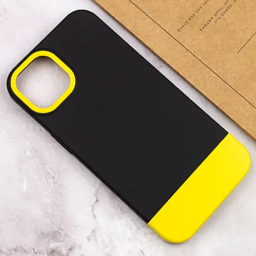 Чохол Epik TPU+PC Bichromatic для Apple iPhone 11 Pro 5.8 Black/Yellow - фото 4
