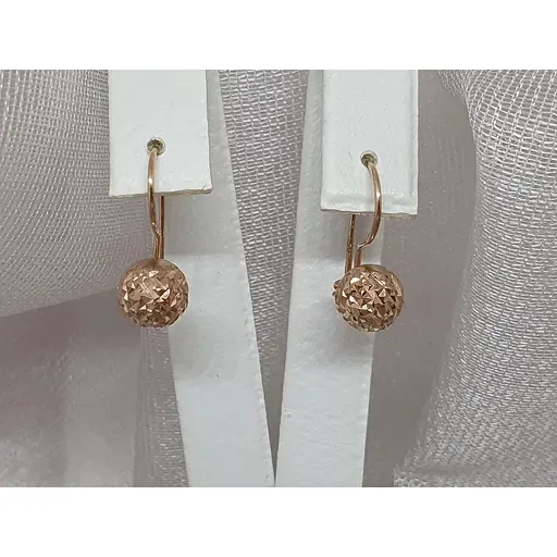 Золоті сережки Favoritum Кулі. 210248_7_А - фото 4