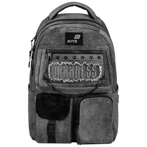Рюкзак Kite Education teens 2587M Darkness Чорний (K26-2587M-5) - фото 1