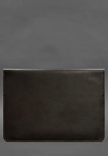 Кожаный чехол-конверт BlankNote на магнитах для ноутбука Универсальный Темно-коричневый - фото 3