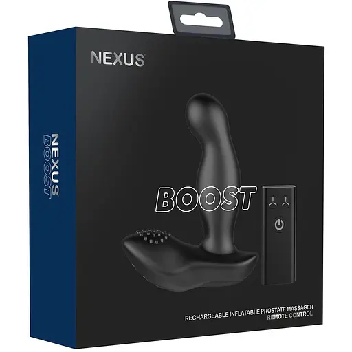 Вібромасажер простати Nexus Boost з надувною головкою пульт ДК - фото 7