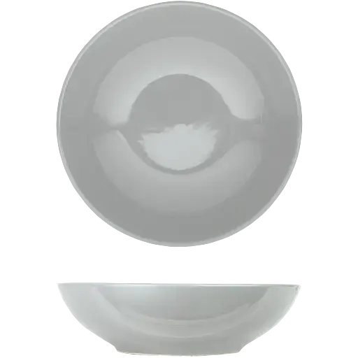 Чаша для супу керамічна Well Done 20 см графітова (WD-5022B) - фото 1