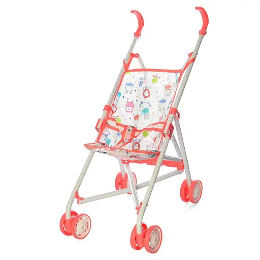 Коляска для ляльки, метал, прогулянкова, 50x22 см, поворот, складна, 3 колеса