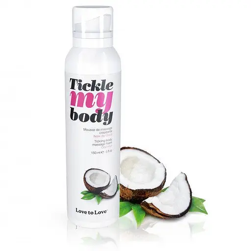 Масажна піна Love To Love Tickle My Body Coconut зволожуюча 150 мл - фото 5