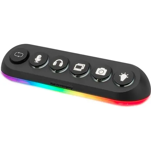 USB-Хаб Streamplify HUB DECK 5-RGB-EU-F, чорний - фото 10