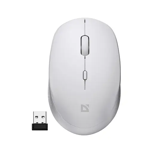 Мишка Defender Auris MB-027 Silent Wireless White (52028)