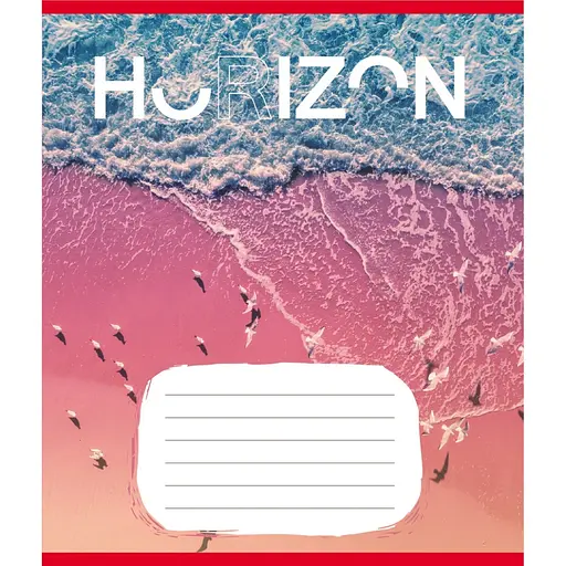 Зошит загальний "Горизонт" Leader 096-640014L-4 в лінію, 96 аркушів - фото 1