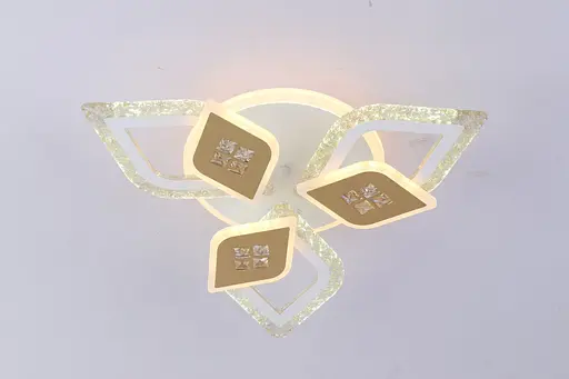 Люстра светодиодная VALESO V K39939-3 3 1 WT gold с пультом - фото 3