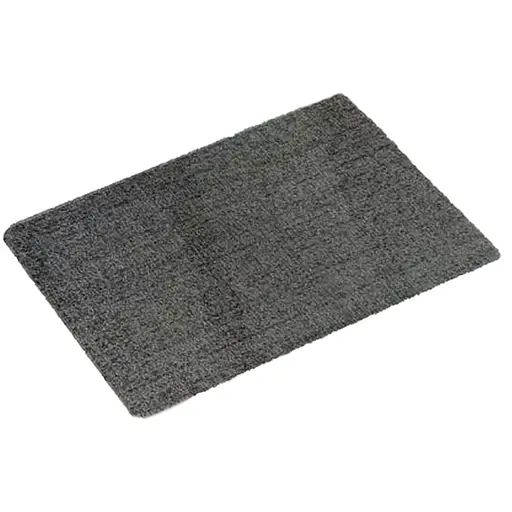 Дверной коврик Lovely Svi с петлевой щетиной 45 x 75 для внутреннего наружного входа - Серый