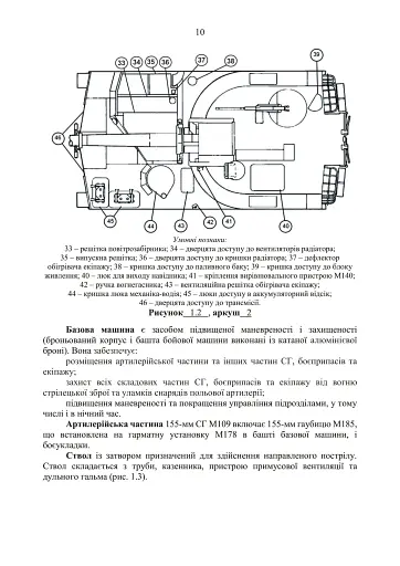 155-мм самохідна гаубиця М109A3GN (М109A4). Методичний посібник - фото 9