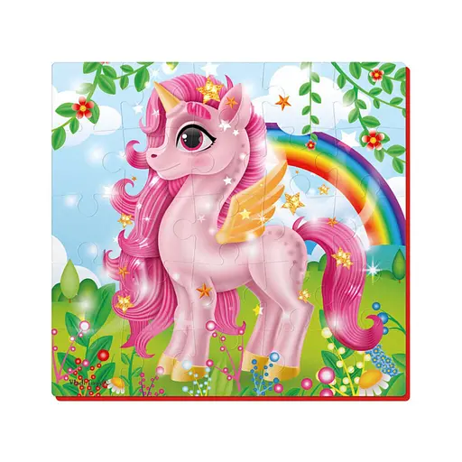 Мягкие пазлы Розовый единорог VT1109-06, 22 х 23 см - фото 2