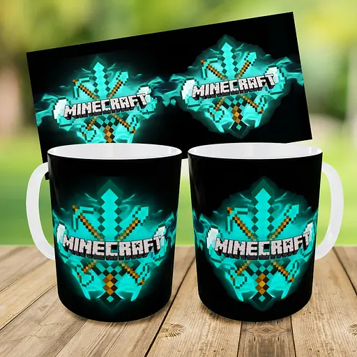 Набір: дитяча сумка-бананка+кружка Майнкрафт Меч «Minecraft» 32х15см, бананка для хлопчика через плече на подарунок (00935) - фото 3