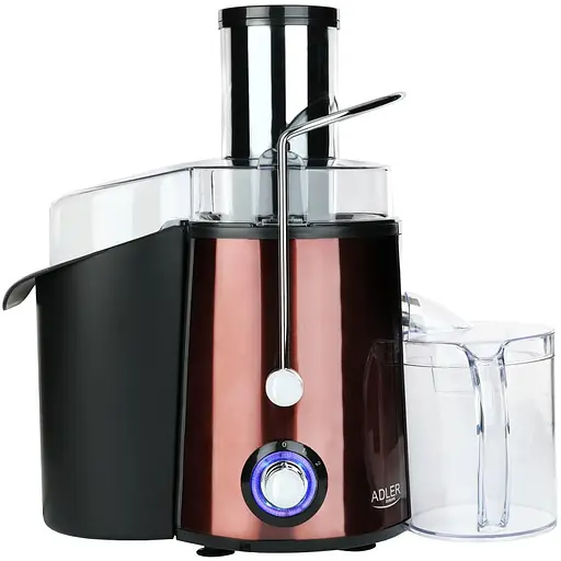 Соковижималка Adler AD 4129 copper 1000Вт/ контейнер для соку-1л/ контейнер для м'якоті-2л мідний - фото 1