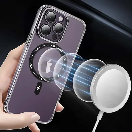 Чохол Epik TPU+PC Colorful with MagSafe для Apple iPhone 12 Pro 6.1 Black - фото 4