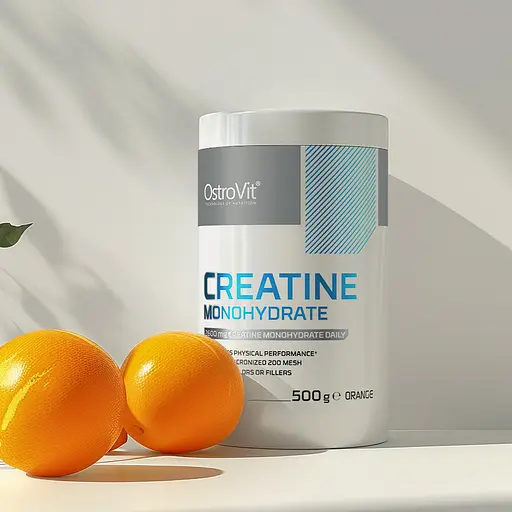 Креатин Creatine Monohydrate, 500 грамм Апельсин OstroVit 000288415