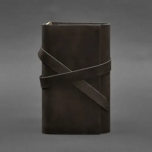 Шкіряний блокнот (Софт-бук) 1.0 темно-коричневий - фото 5