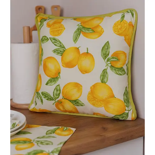 Подушка декоративная Прованс Лимончики 40х40 см (43223) - фото 3
