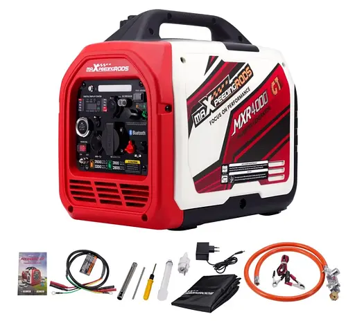 Генератор інверторний MaXpeedingRods 3.5 кВт Електричний старт/Дистанційний старт з телефону/Ручний стартер MXR4000 GT - фото 3