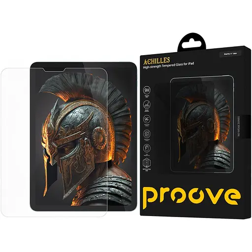 Захисне скло Proove Achilles Clear Glass with Installation Box для Apple iPad Pro 11" 2024-2025 (PGPAIBIP1100) [135983]